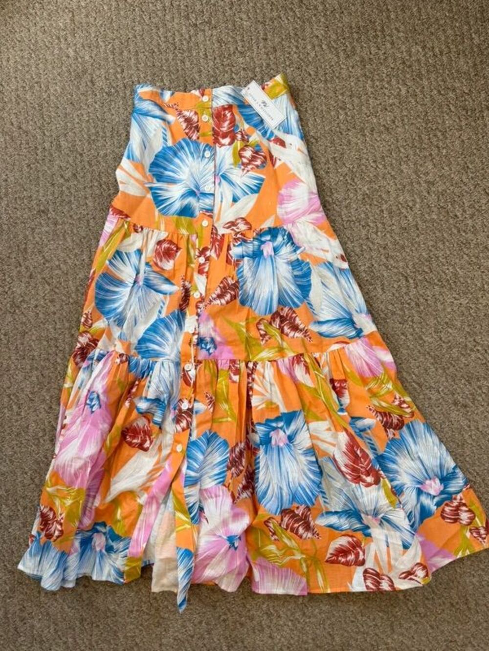 Never A Wallflower Floral Skirt
